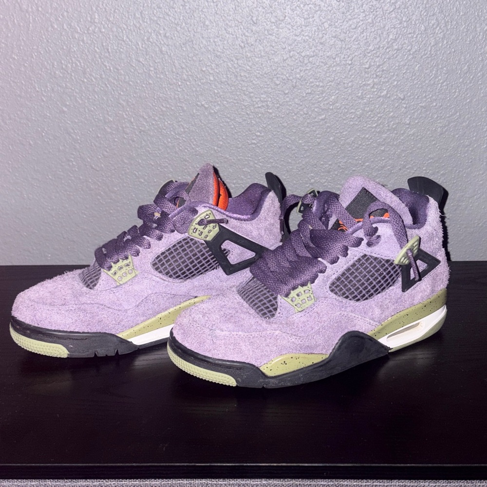 Jordan Purple and Black Sneakers